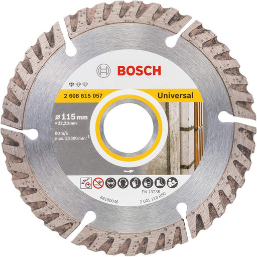 Bosch dijamantska rezna ploča Standard for Universal 115x22,23 115x22.23x2x10 pakovanje od 1 komada - 2608615057 Dijamantska rezna ploca BOSCH Madras doo Beograd