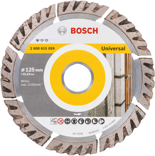 Bosch dijamantska rezna ploča Standard for Universal 125x22,23 125x22.23x2x10 pakovanje od 1 komada - 2608615059 Dijamantska rezna ploca BOSCH Madras doo Beograd