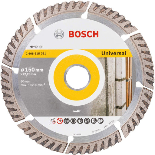 Bosch dijamantska rezna ploča Standard for Universal 150x22,23 150x22.23x2.4x10mm pakovanje od 1 komada - 2608615061 Dijamantska rezna ploca BOSCH Madras doo Beograd