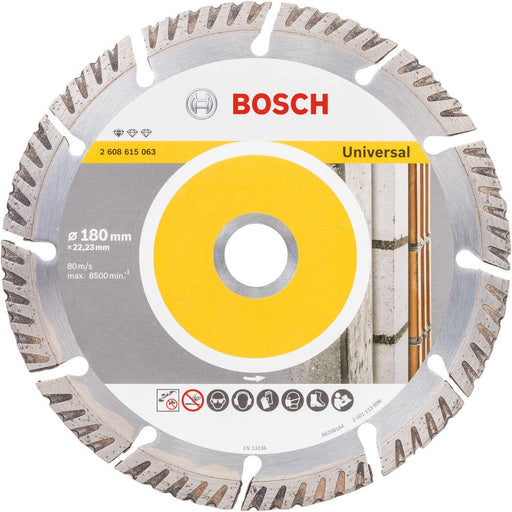 Bosch dijamantska rezna ploča Standard for Universal 180x22,23 180x22.23x2.4x10mm pakovanje od 1 komada - 2608615063 Dijamantska rezna ploca BOSCH Madras doo Beograd