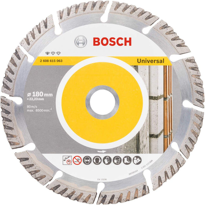 Bosch dijamantska rezna ploča Standard for Universal 180x22,23 180x22.23x2.4x10mm pakovanje od 1 komada - 2608615063 Dijamantska rezna ploca BOSCH Madras doo Beograd