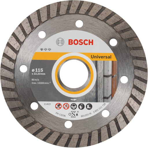 Bosch dijamantska rezna ploča Standard for Universal Turbo 115 x 22,23 x 2 x 10 mm pakovanje od 1 komada - 2608602393 Dijamantska rezna ploča BOSCH BOSCH-2608602393 Madras doo Beograd