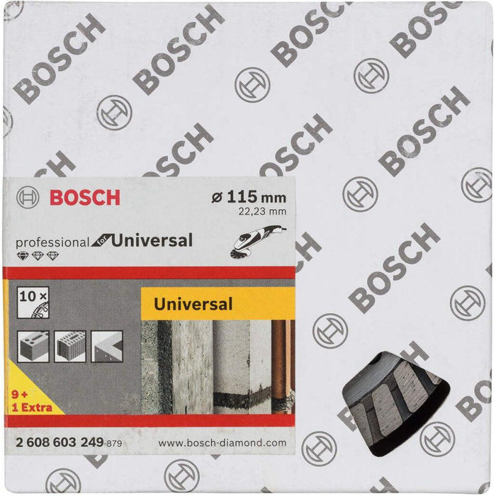 Bosch dijamantska rezna ploča Standard for Universal Turbo 115 x 22,23 x 2 x 10 mm pakovanje od 10 komada - 2608603249 Dijamantska rezna ploča BOSCH BOSCH-2608603249 Madras doo Beograd