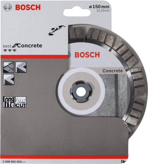 Bosch dijamantska rezna ploča za beton Best for Concrete 150 x 22,23 x 2,4 x 12 mm - 2608602653 Dijamantska rezna ploča BOSCH BOSCH-2608602653 Madras doo Beograd