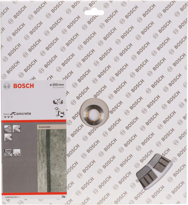 Bosch dijamantska rezna ploča za beton Best for Concrete 300 x 20,00+25,40 x 2,8 x 15 mm - 2608602657 Dijamantska rezna ploča BOSCH BOSCH-2608602657 Madras doo Beograd