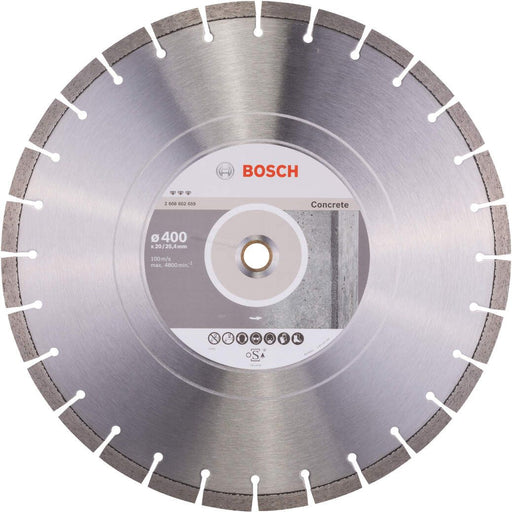 Bosch dijamantska rezna ploča za beton Best for Concrete 400 x 20,00 + 25,40 x 3,2 x 12 mm - 2608602659 Dijamantska rezna ploča BOSCH BOSCH-2608602659 Madras doo Beograd