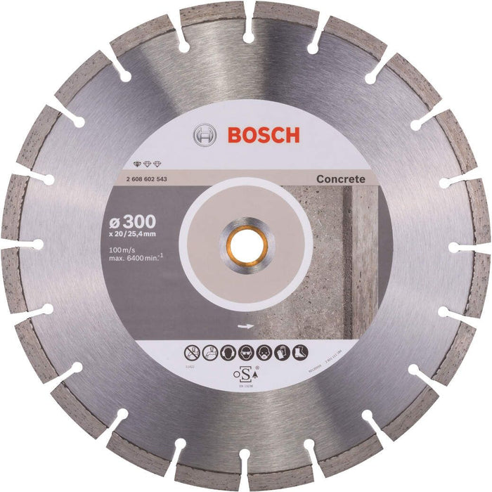 Bosch dijamantska rezna ploča za beton Standard for Concrete 300 x 20/25,40 x 2,8 x 10 mm - 2608602543 Dijamantska rezna ploča BOSCH BOSCH-2608602543 Madras doo Beograd