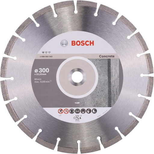 Bosch dijamantska rezna ploča za beton Standard for Concrete 300 x 22,23 x 3,1 x 10 mm pakovanje od 1 komada - 2608602542 Dijamantska rezna ploča BOSCH BOSCH-2608602542 Madras doo Beograd