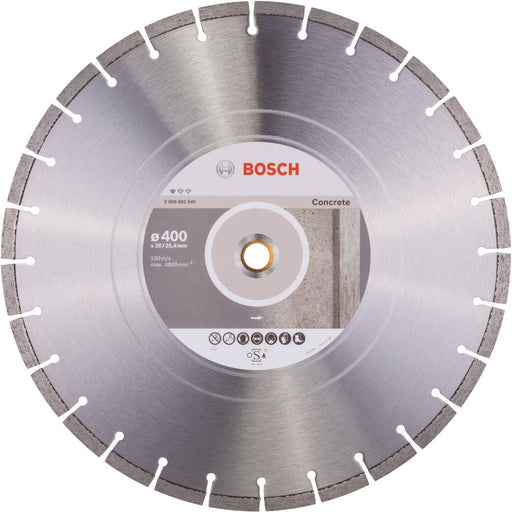 Bosch dijamantska rezna ploča za beton Standard for Concrete 400 x 20/25,40 x 3,2 x 10 mm - 2608602545 Dijamantska rezna ploča BOSCH BOSCH-2608602545 Madras doo Beograd