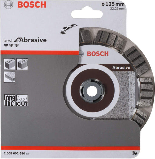 Bosch dijamantska rezna ploča za ciglu i crep Best for Abrasive 125 x 22,23 x 2,2 x 12 mm - 2608602680 Dijamantska rezna ploča BOSCH BOSCH-2608602680 Madras doo Beograd