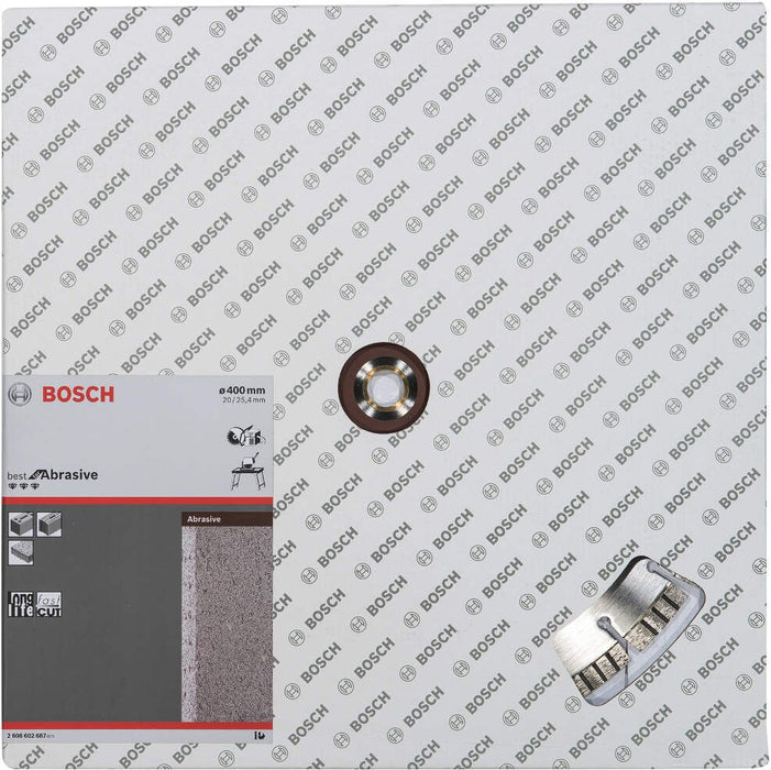 Bosch dijamantska rezna ploča za ciglu i crep Best for Abrasive 400 x 20,00+25,40 x 3,2 x 12 mm - 2608602687 Dijamantska rezna ploča BOSCH BOSCH-2608602687 Madras doo Beograd