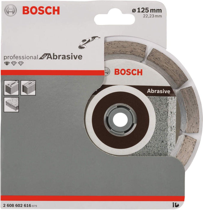 Bosch dijamantska rezna ploča za ciglu i crep Standard for Abrasive 125 x 22,23 x 6 x 7 mm - 2608602616 Dijamantska rezna ploča BOSCH BOSCH-2608602616 Madras doo Beograd