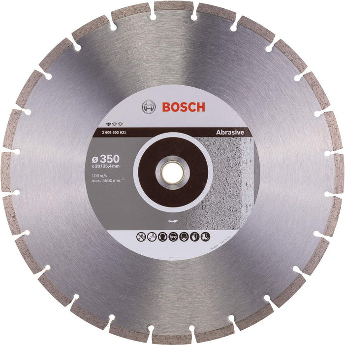 Bosch dijamantska rezna ploča za ciglu i crep Standard for Abrasive 350 x 20/25,40 x 2,8 x 10 mm - 2608602621 Dijamantska rezna ploča BOSCH BOSCH-2608602621 Madras doo Beograd