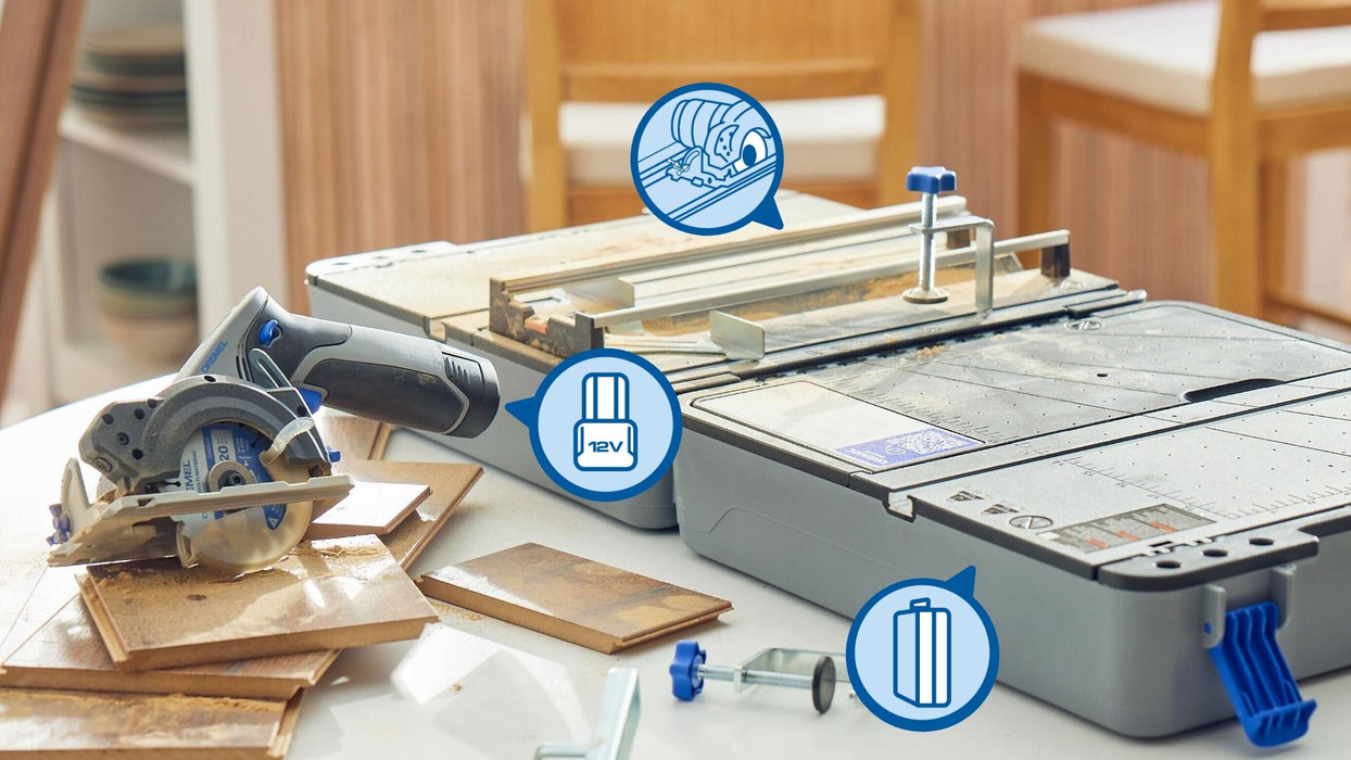 BOSCH DREMEL® Blueprint Portable Saw Station (CS12V-SC1) - Akku-kružna testera CS12V-S1C (F013CS12JM) Madras doo Beograd Madras doo Beograd