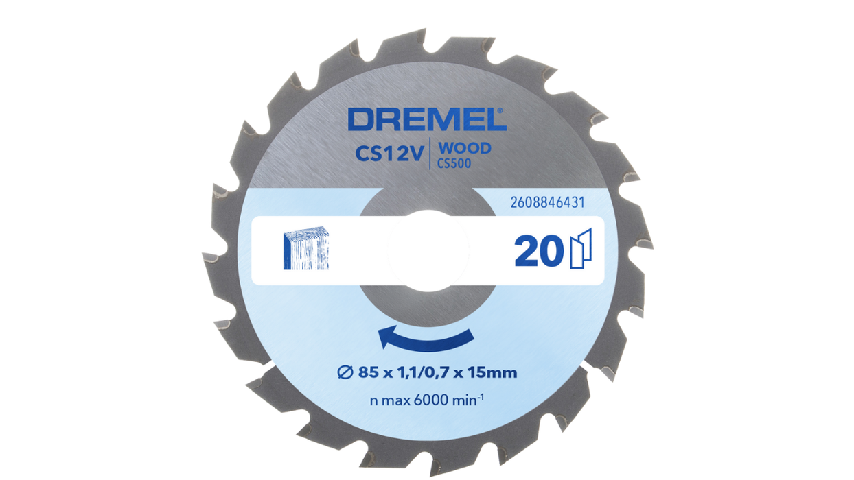 BOSCH DREMEL® Blueprint wood blade (CS500) - List kružne testere ST WO H 85x15 T20 (2608846431) Madras doo Beograd Madras doo Beograd