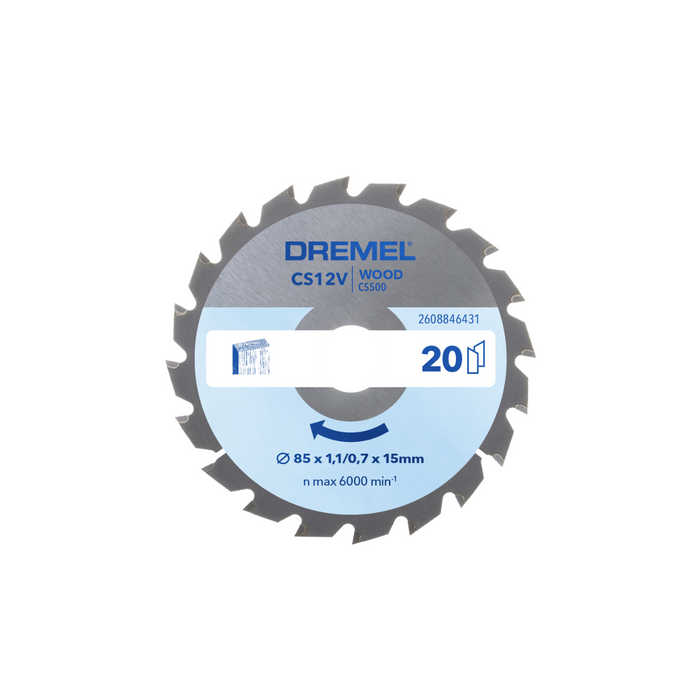 BOSCH DREMEL® Blueprint wood blade (CS500) - List kružne testere ST WO H 85x15 T20 (2608846431) Madras doo Beograd Madras doo Beograd
