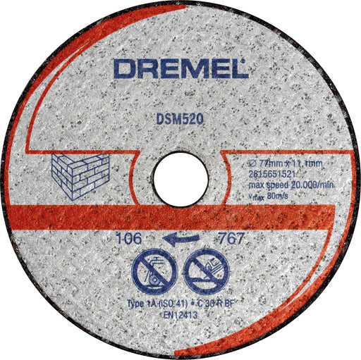 BOSCH DREMEL® DSM20 Masonry Cutting Wheel (DSM520) - (2615S520JB) Madras doo Beograd Madras doo Beograd