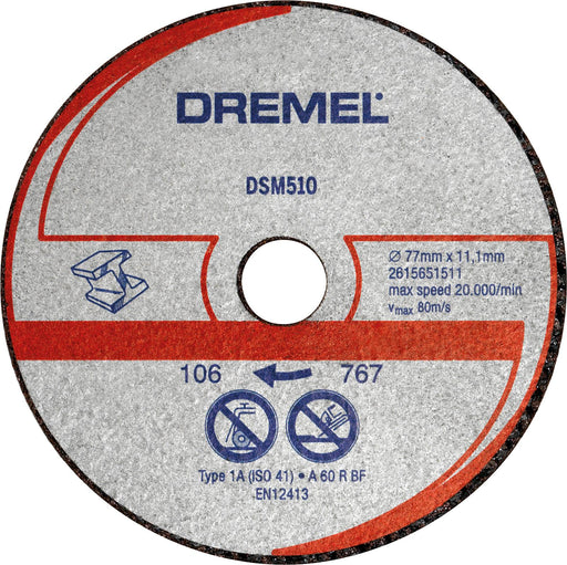 BOSCH DREMEL® DSM20 Metal and Plastic Cutting Wheel (DSM510) - (2615S510JB) Madras doo Beograd Madras doo Beograd