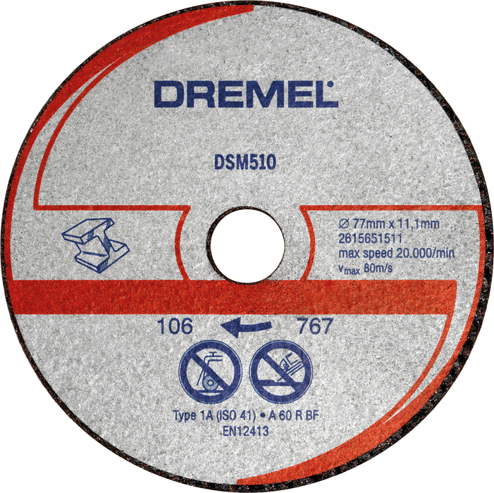 BOSCH DREMEL® DSM20 Metal and Plastic Cutting Wheel (DSM510) - (2615S510JB) Madras doo Beograd Madras doo Beograd