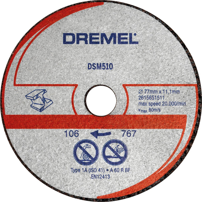 BOSCH DREMEL® DSM20 Metal and Plastic Cutting Wheel (DSM510) - (2615S510JB) Madras doo Beograd Madras doo Beograd