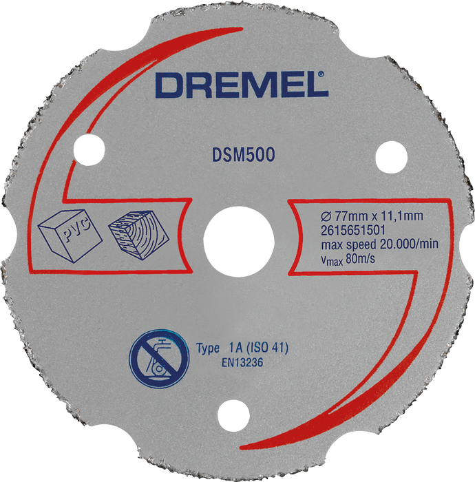 BOSCH DREMEL® DSM20 Multipurpose Carbide Cutting Wheel (DSM500) - (2615S500JB) Madras doo Beograd Madras doo Beograd