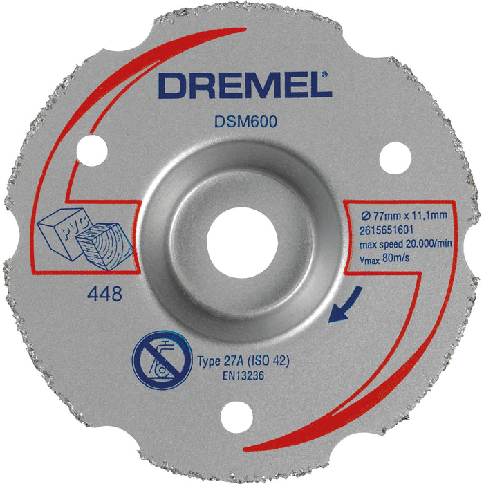 BOSCH DREMEL® DSM20 Multipurpose Carbide Flush Cutting Wheel (DSM600) - (2615S600JB) Madras doo Beograd Madras doo Beograd