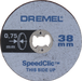 BOSCH DREMEL® EZ SpeedClic: Thin Cutting Wheels. (SC409) - tanki diskovi za sečenje 5 u pakovanju (2615S409JB) Madras doo Beograd Madras doo Beograd