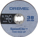 BOSCH DREMEL® EZ SpeedClic: Thin Cutting Wheels. (SC409) - tanki diskovi za sečenje 5 u pakovanju (2615S409JB) Madras doo Beograd Madras doo Beograd