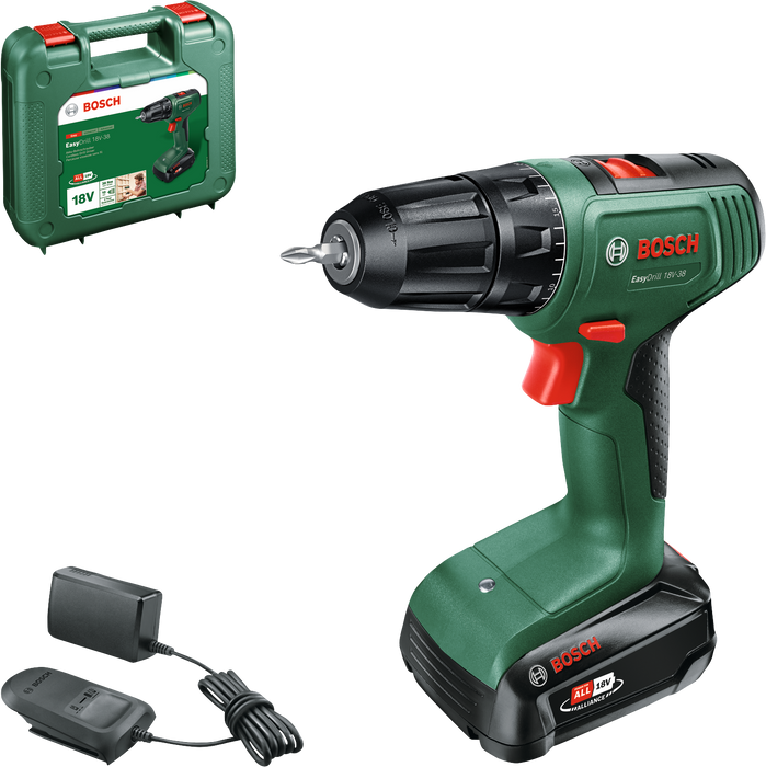 BOSCH EasyDrill 18V-38 - Akku-bušilica i uvrtanjač EasyDrill 18V- (06039D8003) Power Tools BOSCH Madras doo Beograd