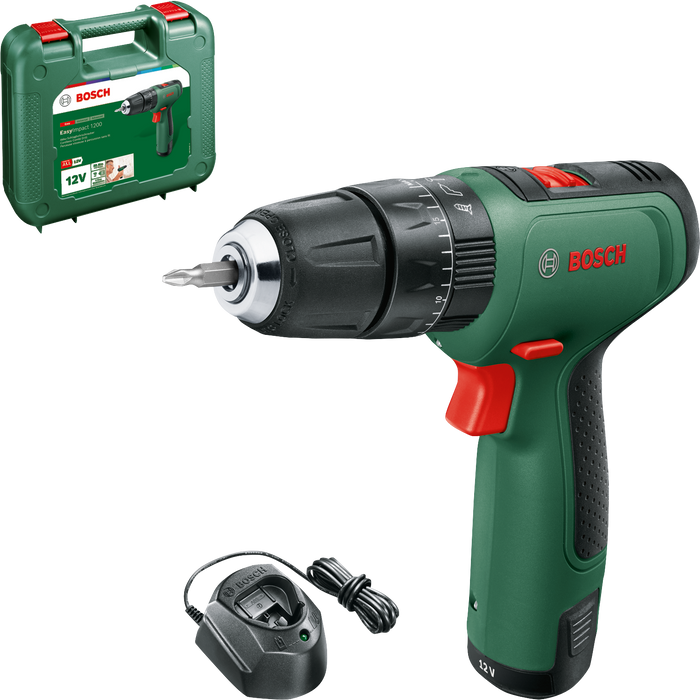 BOSCH EasyImpact 1200 - Akku-bušilica sa udarcima EasyImpact 120 (06039D3104) Madras doo Beograd Madras doo Beograd