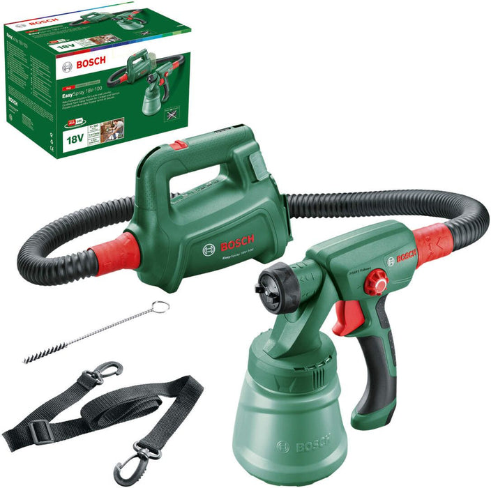 Bosch EasySpray 18V-100 Solo sistem za fino prskanje/pištolj za prskanje; bez baterije i punjača (0603208000) Aku prskalica za baštu BOSCH Madras doo Beograd