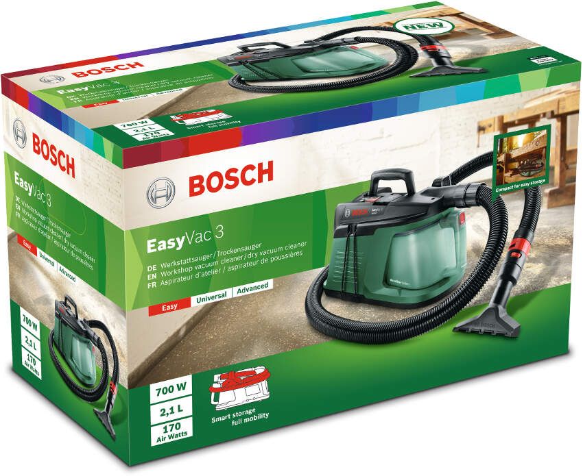 Bosch EasyVac 3 univerzalni usisivač za suvo usisavanje (06033D1000) Aku usisivač BOSCH BOSCH-06033D1000 Madras doo Beograd