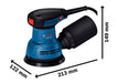 BOSCH Ekscentrična brusilica GEX 125 (06013A8020) Aku ekscentar brusilica BOSCH Madras doo Beograd