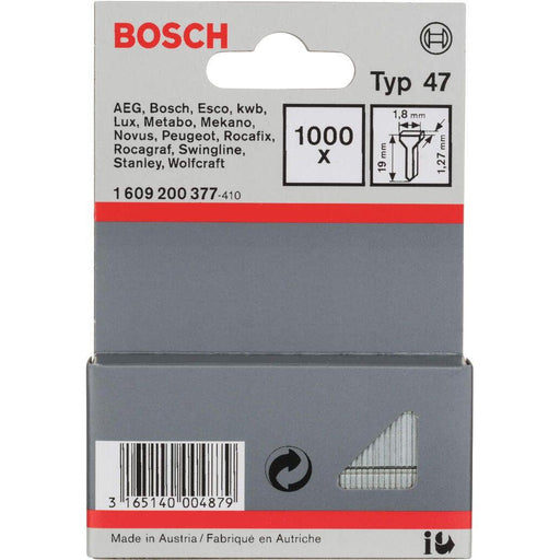 Bosch ekser tip 47 1,8 x 1,27 x 19 mm - 1609200377 Ekser BOSCH BOSCH-1609200377 Madras doo Beograd