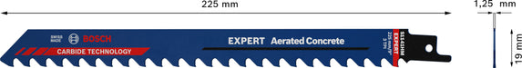 Bosch EXPERT „Aerated Concrete“ S 1141 HM list univerzalne testere - pakovanje 1 komad - 2608900408 List univerzalne testere BOSCH Madras doo Beograd