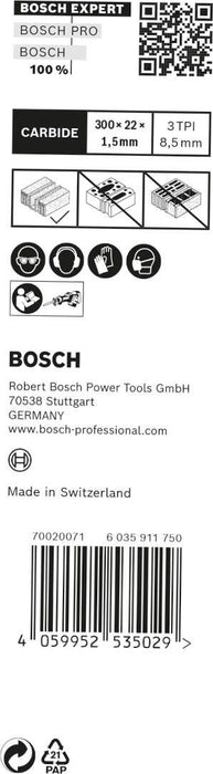 Bosch EXPERT „Aerated Concrete“ S 1241 HM list univerzalne testere - pakovanje 10 komada - 2608900412 List univerzalne testere BOSCH Madras doo Beograd