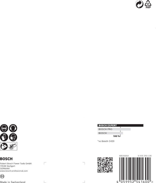 Bosch EXPERT brusni list C470, 150mm granulacija 60/120/240; pakovanje od 6 komada - 2608900822 Brusni list BOSCH Madras doo Beograd