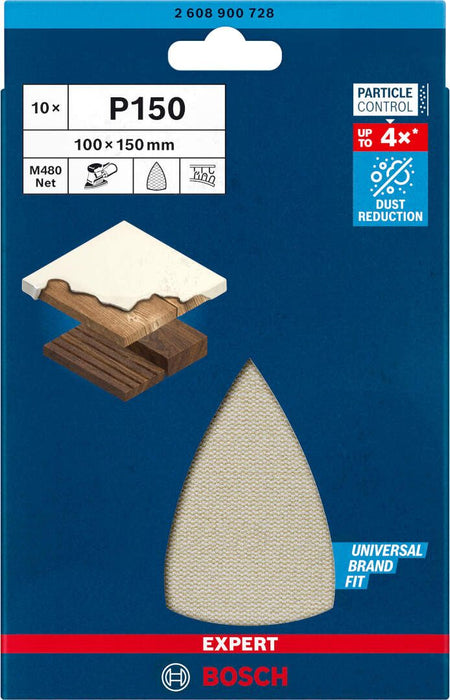 Bosch EXPERT brusni list M480 100 x 150mm granulacija 150; pakovanje od 10 komada - 2608900728 Brusni list BOSCH Madras doo Beograd