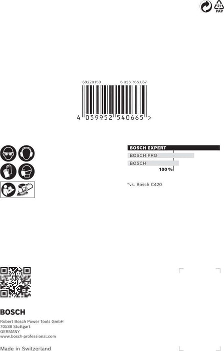 Bosch EXPERT brusni list M480 100 x 150mm granulacija 150; pakovanje od 10 komada - 2608900728 Brusni list BOSCH Madras doo Beograd