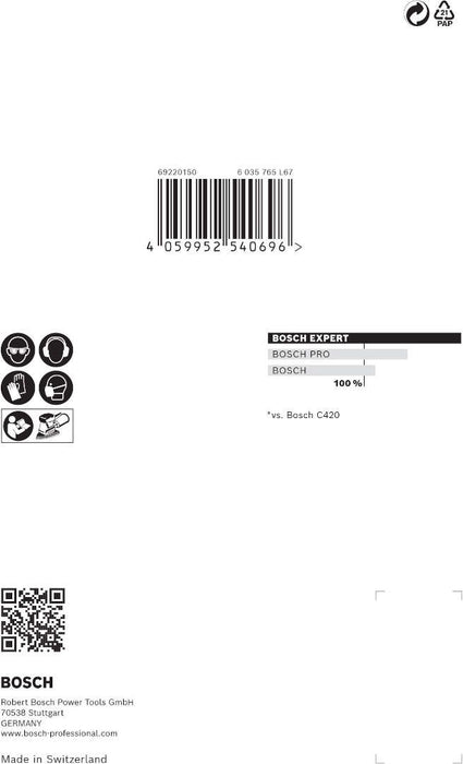 Bosch EXPERT brusni list M480 100 x 150mm granulacija 320; pakovanje od 10 komada - 2608900725 Brusni list BOSCH Madras doo Beograd