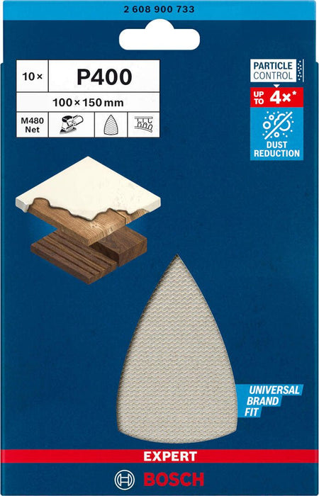 Bosch EXPERT brusni list M480 100 x 150mm granulacija 400; pakovanje od 10 komada - 2608900733 Brusni list BOSCH Madras doo Beograd