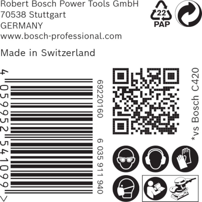 Bosch EXPERT brusni list M480 115 x 230mm granulacija 100; pakovanje od 50 komada - 2608900771 Brusni list BOSCH Madras doo Beograd