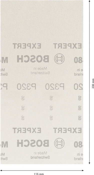 Bosch EXPERT brusni list M480 115 x 230mm granulacija 320; pakovanje od 10 komada - 2608900768 Brusni list BOSCH Madras doo Beograd