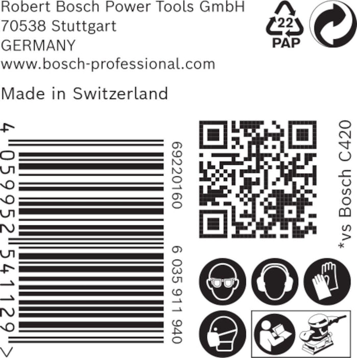 Bosch EXPERT brusni list M480 115 x 230mm granulacija 320; pakovanje od 50 komada - 2608900774 Brusni list BOSCH Madras doo Beograd
