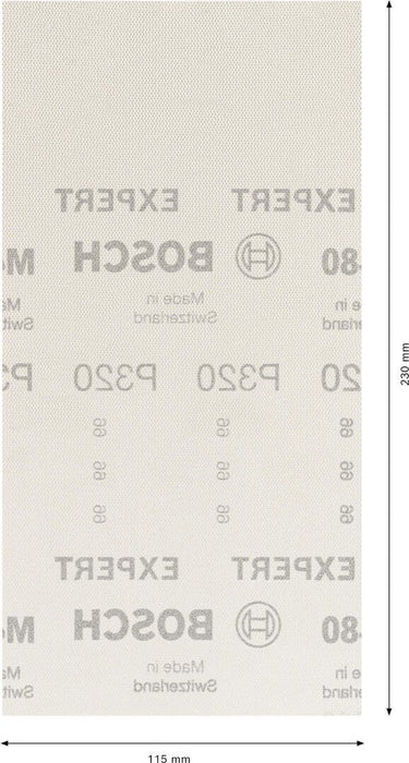 Bosch EXPERT brusni list M480 115 x 230mm granulacija 320; pakovanje od 50 komada - 2608900774 Brusni list BOSCH Madras doo Beograd