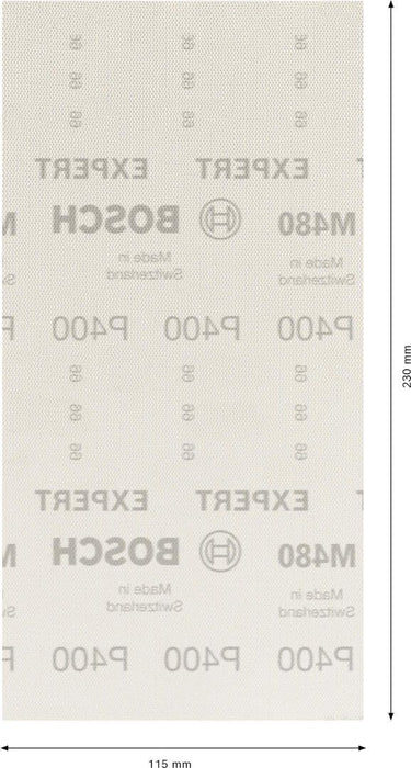 Bosch EXPERT brusni list M480 115 x 230mm granulacija 400; pakovanje od 10 komada - 2608900769 Brusni list BOSCH Madras doo Beograd