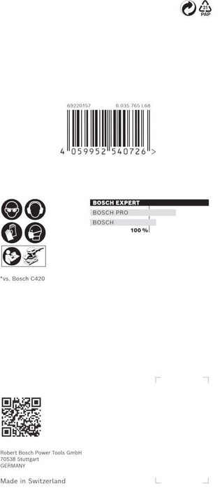 Bosch EXPERT brusni list M480 80 x 133mm granulacija 80; pakovanje od 10 komada - 2608900734 Brusni list BOSCH Madras doo Beograd