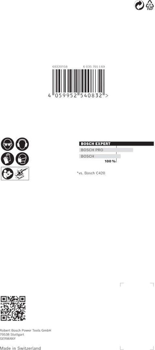 Bosch EXPERT brusni list M480 93 x 186mm granulacija 120; pakovanje od 10 komada - 2608900745 Brusni list BOSCH Madras doo Beograd