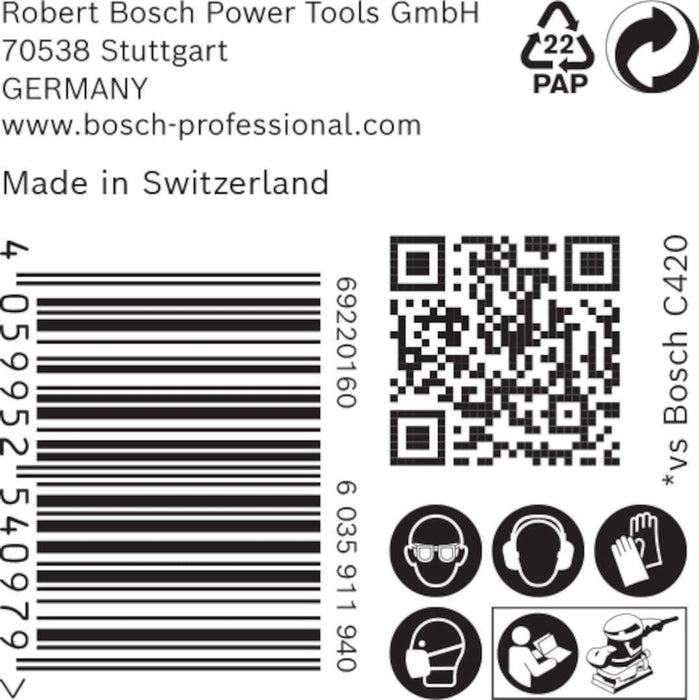 Bosch EXPERT brusni list M480 93 x 186mm granulacija 320; pakovanje od 50 komada - 2608900759 Brusni list BOSCH Madras doo Beograd