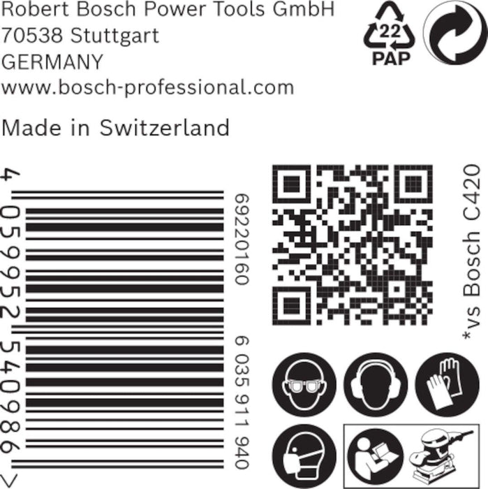 Bosch EXPERT brusni list M480 93 x 186mm granulacija 400; pakovanje od 50 komada - 2608900760 Brusni list BOSCH Madras doo Beograd